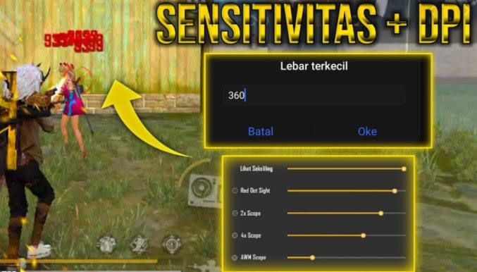 sesitivitas ff auto headshot